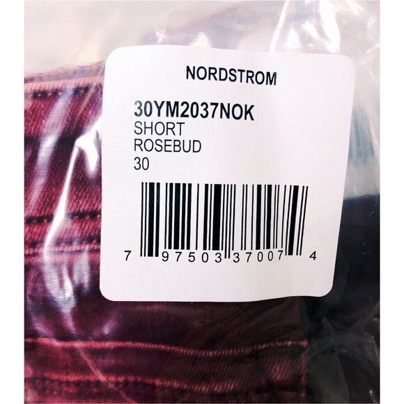 Blank NYC Mens Red Mid Rise Pockets Bermuda Jean Shorts Sz 30 New - Picture 6 of 10